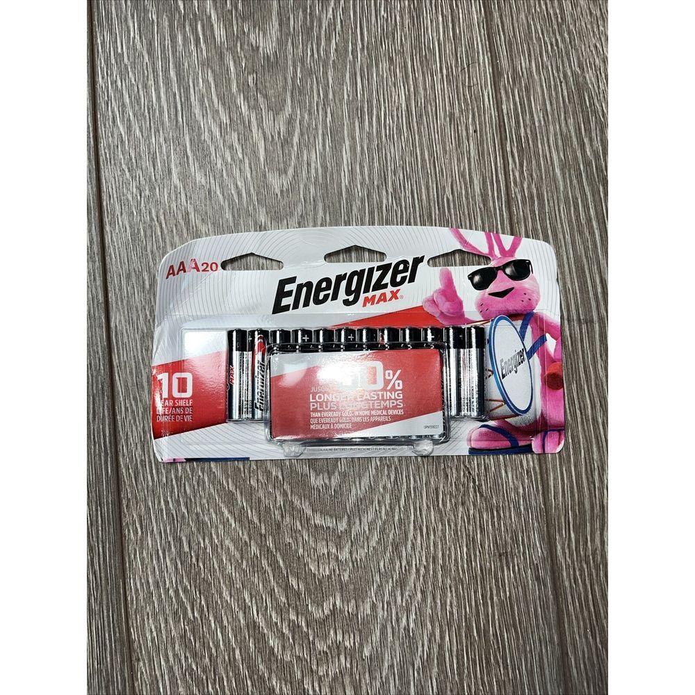 Energizer MAX AAA Batteries (20 Pack), Triple A‎ Alkaline Batteries